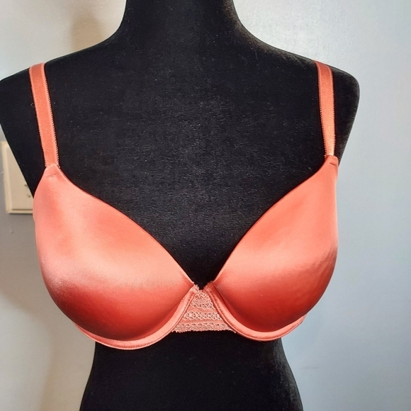 Auden Women's Daydream Light Lift Demi T-Shirt Push Up Bra Faded Rose Color - Picture 2 of 9